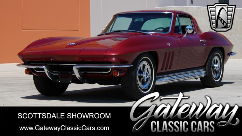 1965 Burgundy Chevy Corvette Coupe