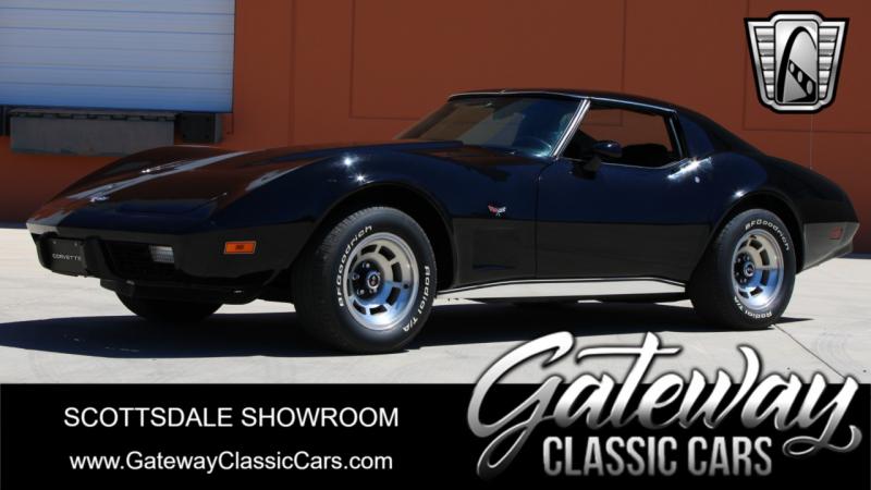 1977 Black Chevy Corvette Coupe