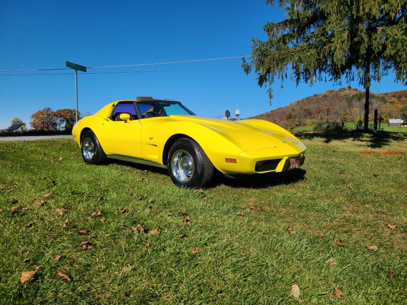 1977 Yellow 4spd Corvette For Sale