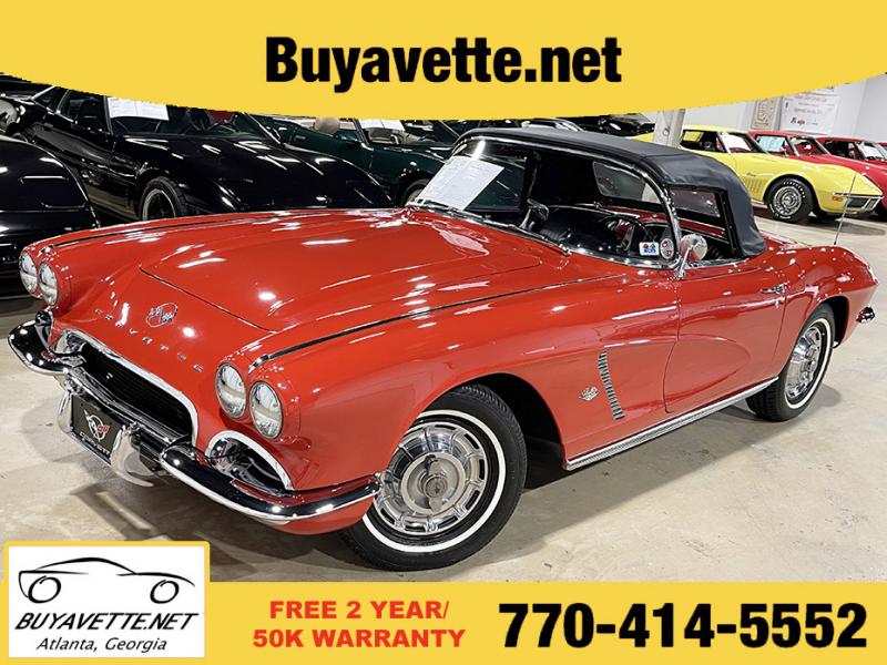 1962 Roman Red Chevy Corvette Convertible