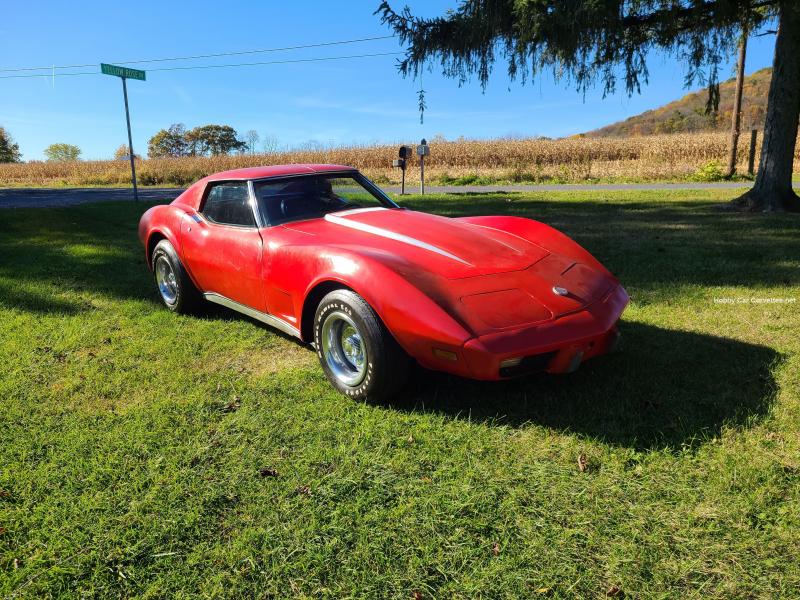 1976 Red Chevy Corvette T-Top