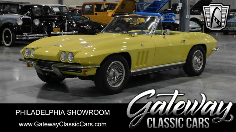 1966 YELLOW Chevy Corvette Convertible