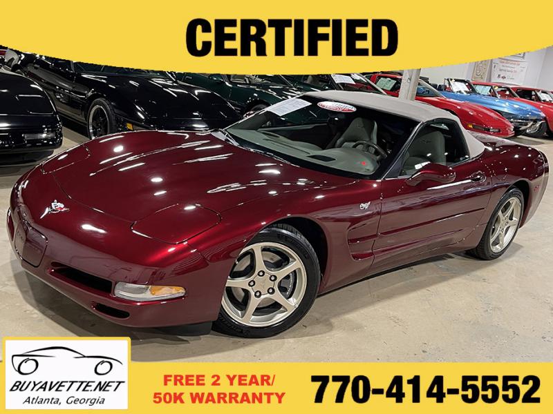 2003 Anniversary Red Chevy Corvette Convertible