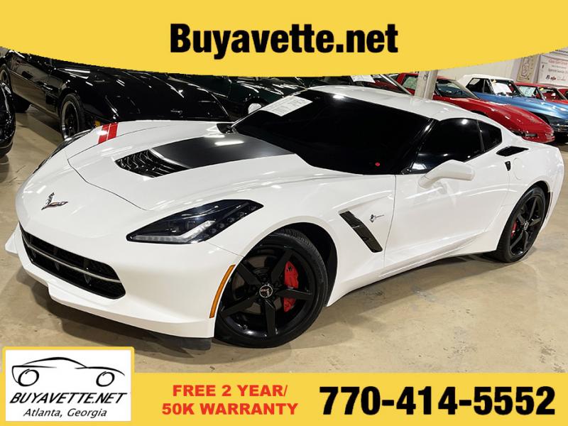 2015 Arctic White Chevy Corvette Coupe