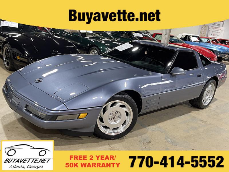 1991 Steel Blue Chevy Corvette Coupe