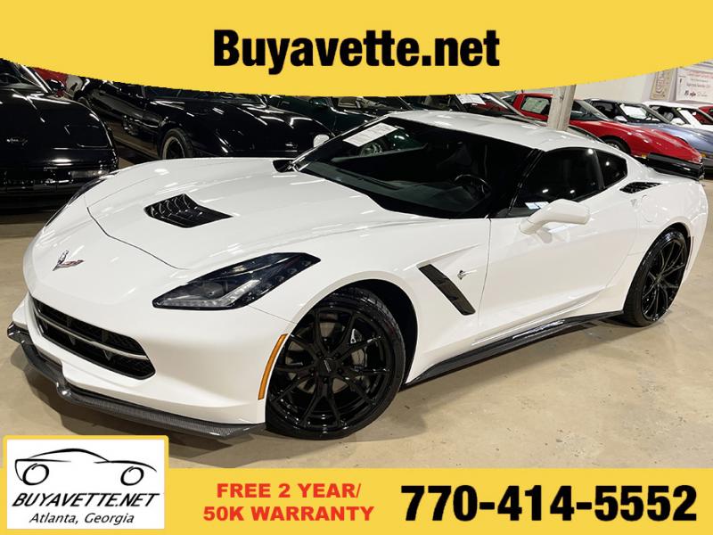 2019 Arctic White Chevy Corvette Coupe