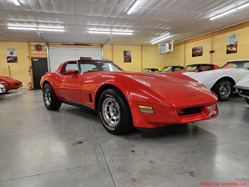 1980 Red Chevy Corvette T-Top