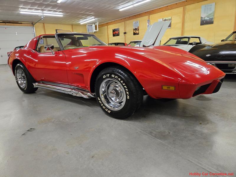 1977 Red Chevy Corvette T-Top