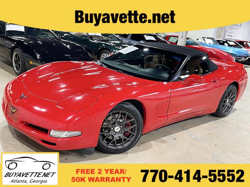 1998 Torch Red Chevy Corvette Convertible