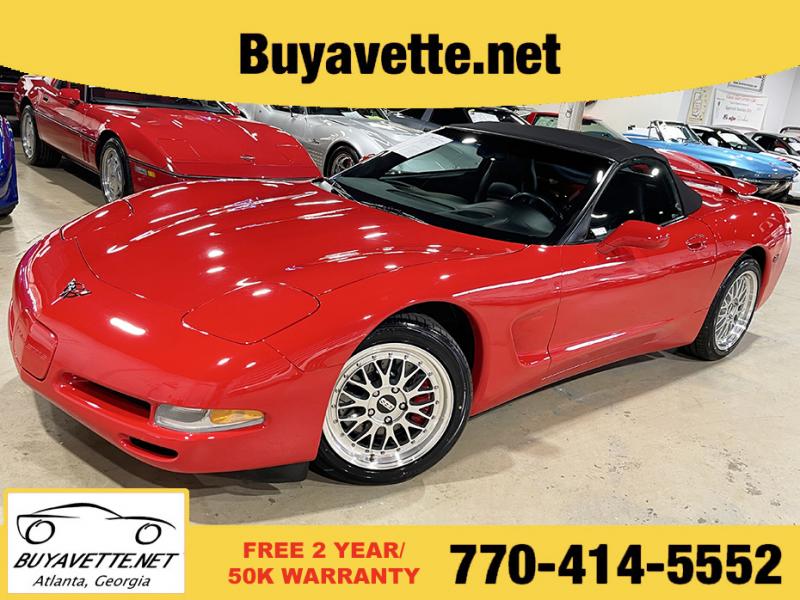 2004 Torch Red Chevy Corvette Convertible