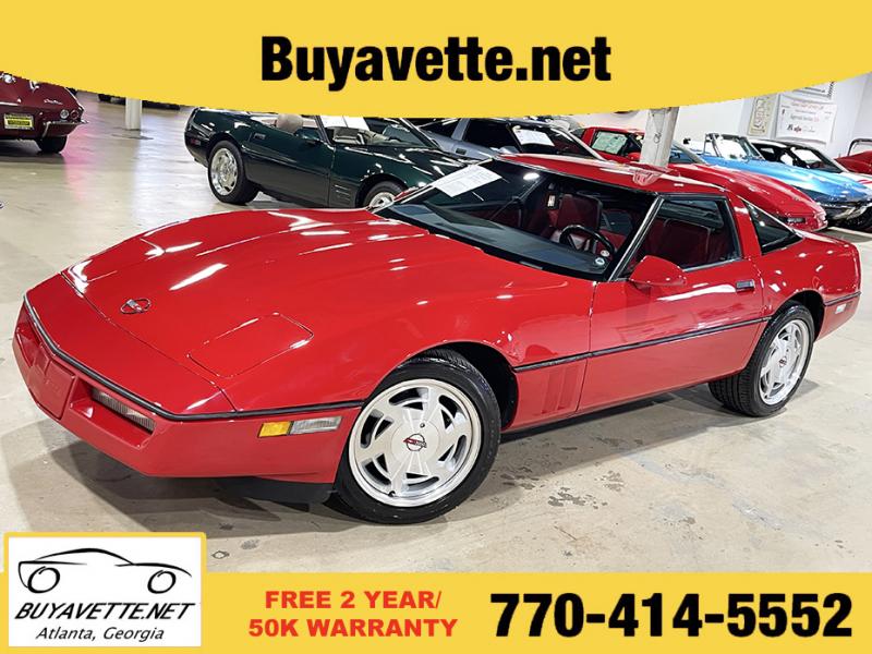 1988 Bright Red Chevy Corvette Coupe