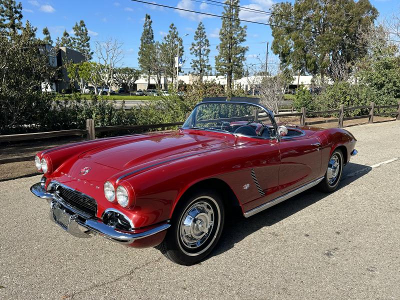 1962 Honduras Maroon Chevy Corvette Convertible