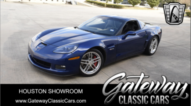 2006 Blue Chevy Corvette Coupe