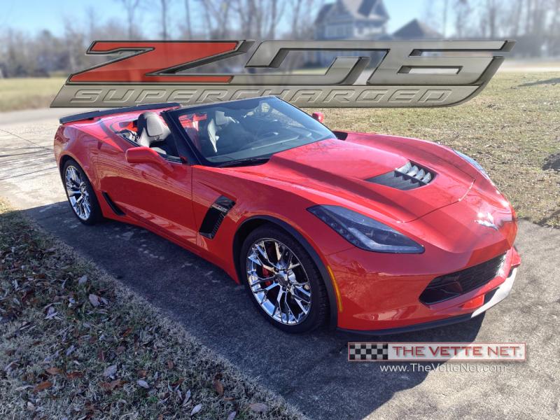 2016 Torch Red Chevy Corvette Convertible