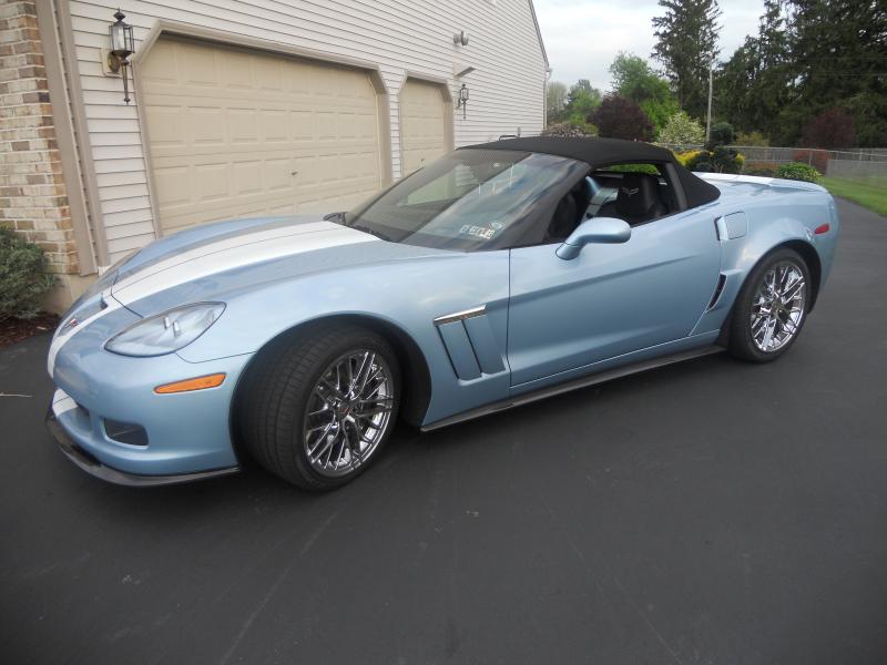 2012 Carlisle Blue Chevy Corvette Convertible