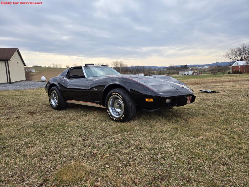 1975 Black Black 4spd Corvette For Sale