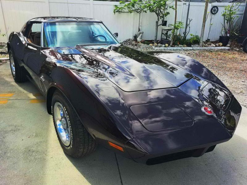 1974 Dark Cherry Met. Chevy Corvette T-Top