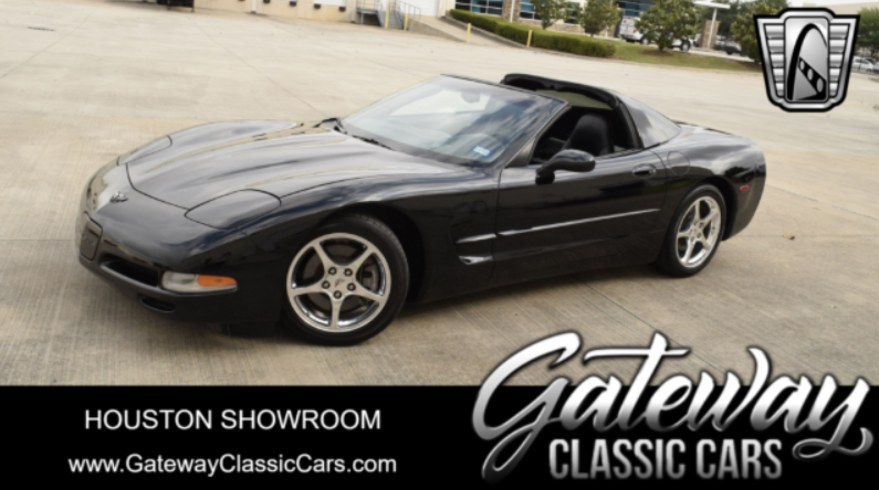 2003 Black Chevy Corvette Convertible