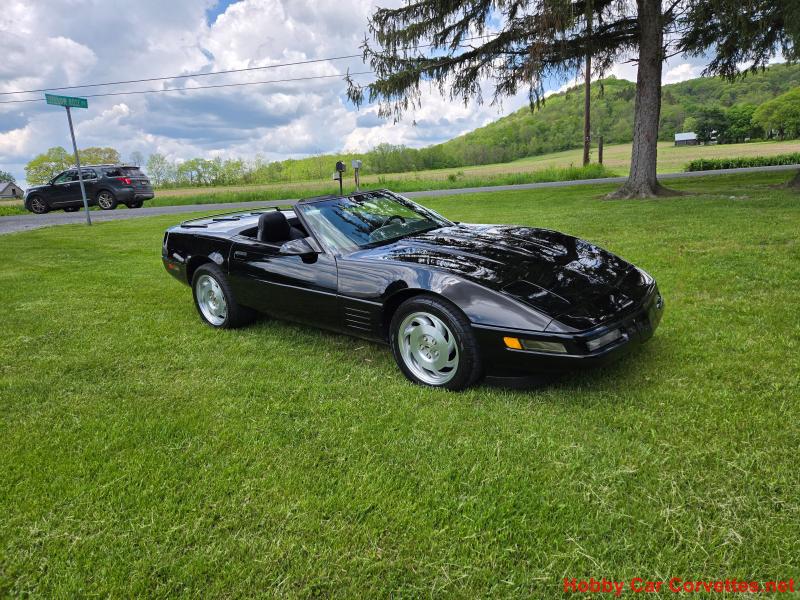 1994 Black Black Corvette Convertible