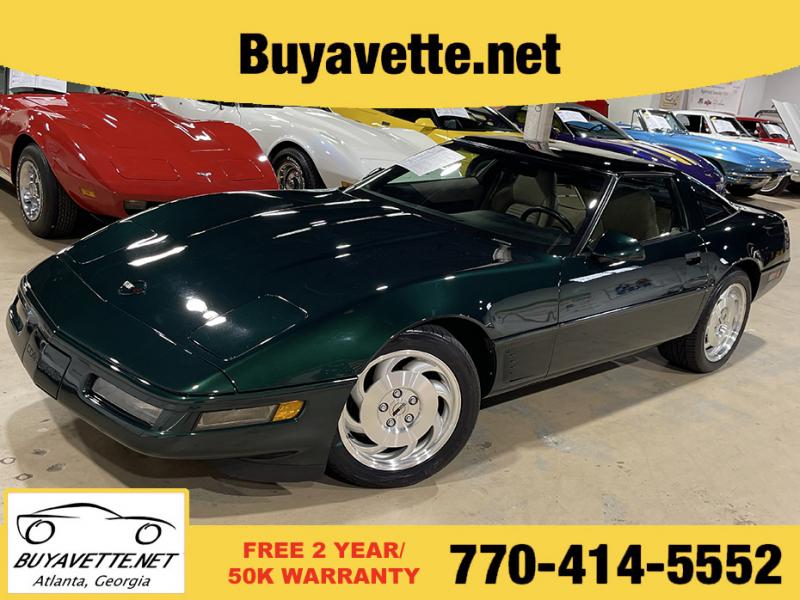 1996 Polo Green Metallic Chevy Corvette Coupe