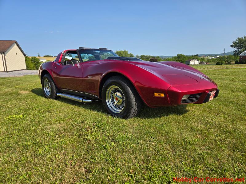 1979 Burgundy Chevy Corvette T-Top