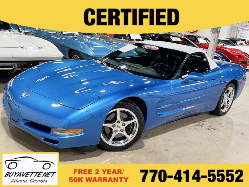1998 Nassau Blue Chevy Corvette Convertible