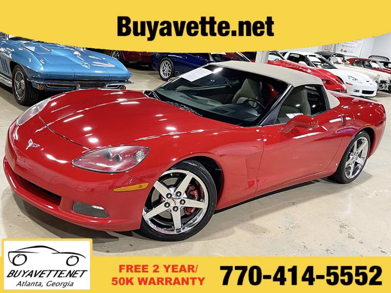 2008 Victory Red Chevy Corvette Convertible