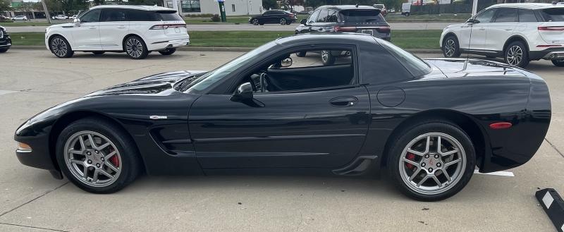 2002 Black Chevy Corvette Coupe