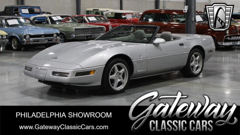 1996 Silver Chevy Corvette Convertible