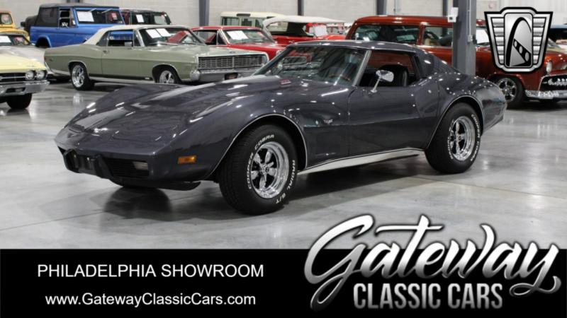 1977 METALLIC DARK GRAY Chevy Corvette T-Top