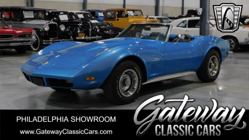 1973 BLUE Chevy Corvette Convertible