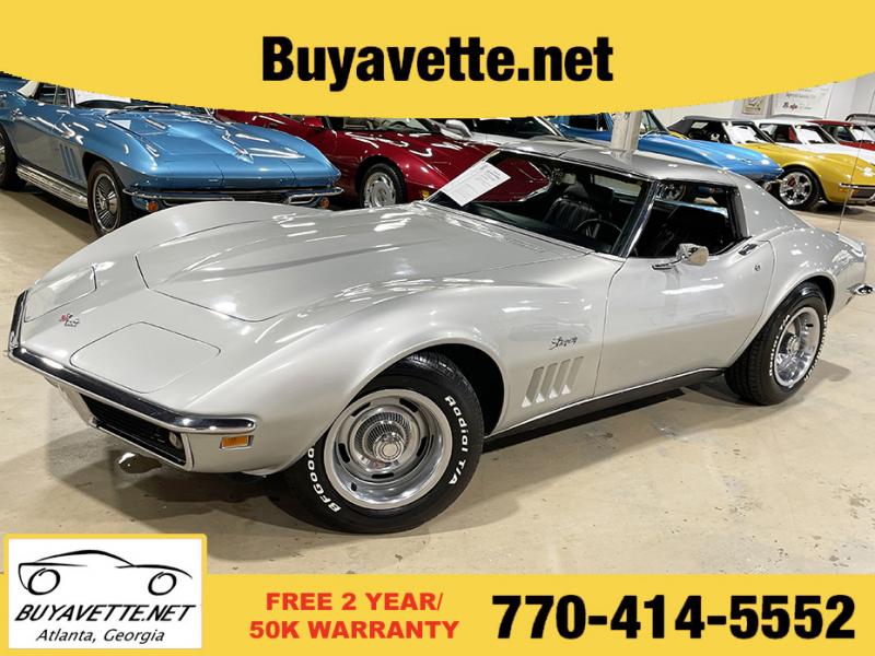 1969 Cortez Silver Chevy Corvette Coupe