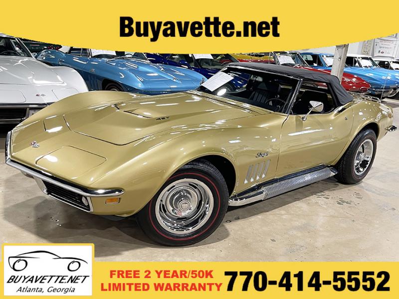 1969 Riverside Gold Chevy Corvette Convertible