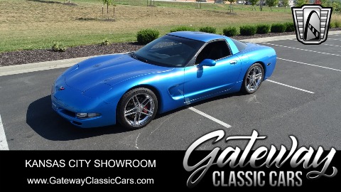 1999 Blue Chevy Corvette Coupe