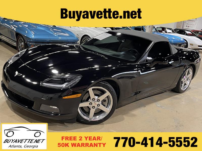 2006 Black Chevy Corvette Convertible