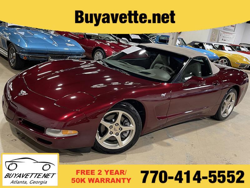 2003 Anniversary Red Chevy Corvette Convertible