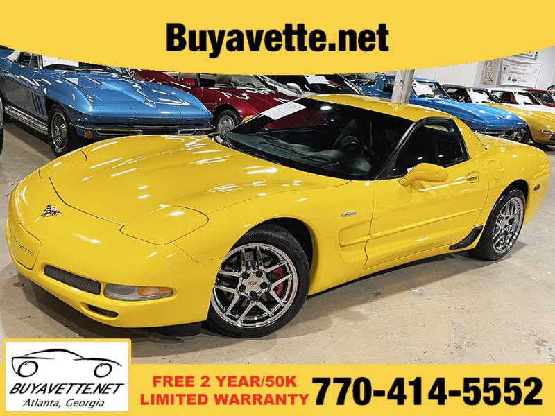 2003 Millennium Yellow Chevy Corvette HardTop