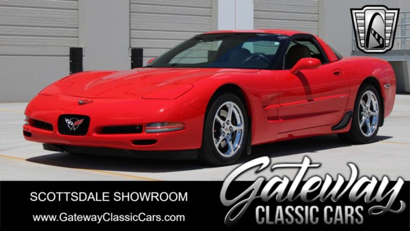 2000 Red Chevy Corvette Coupe