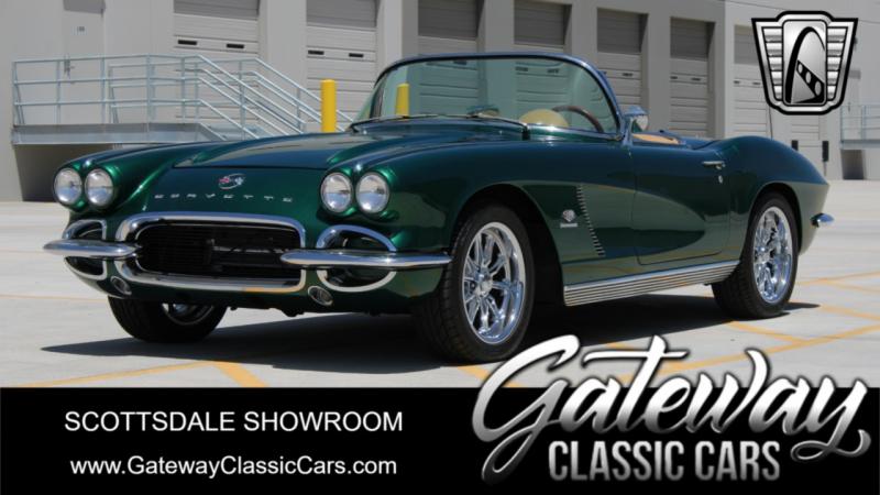 1962 Green Chevy Corvette Convertible