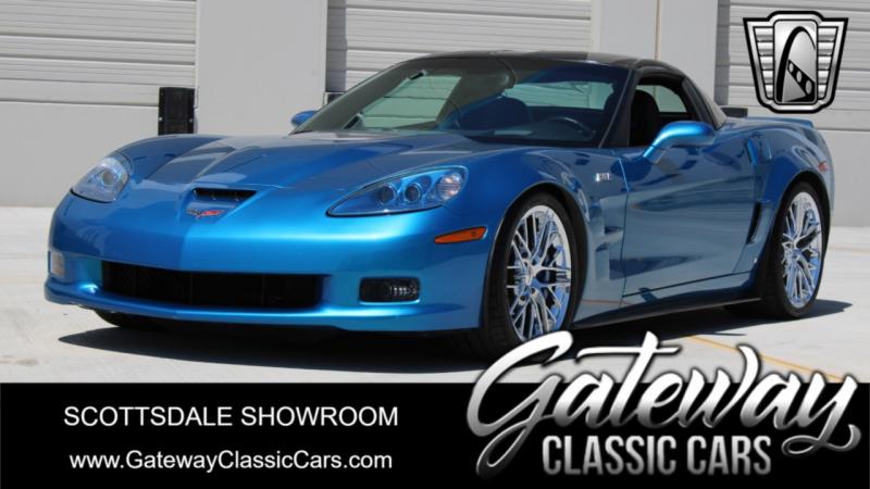 2009 Blue Chevy Corvette Coupe