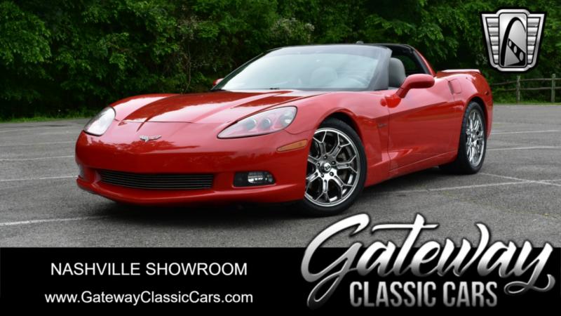 2005 Red Chevy Corvette Convertible