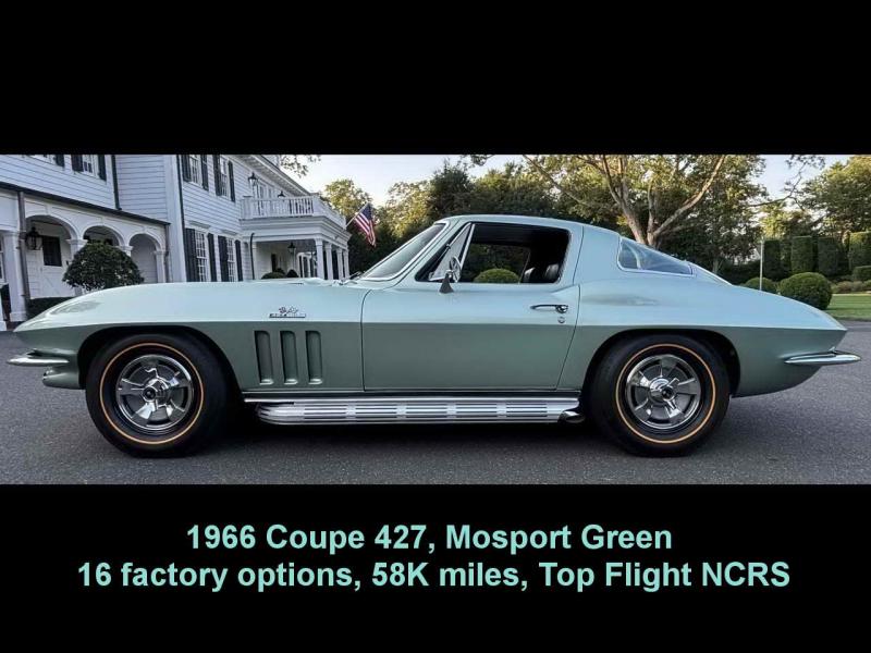 427 Coupe 58K, 16 options, Top Flight