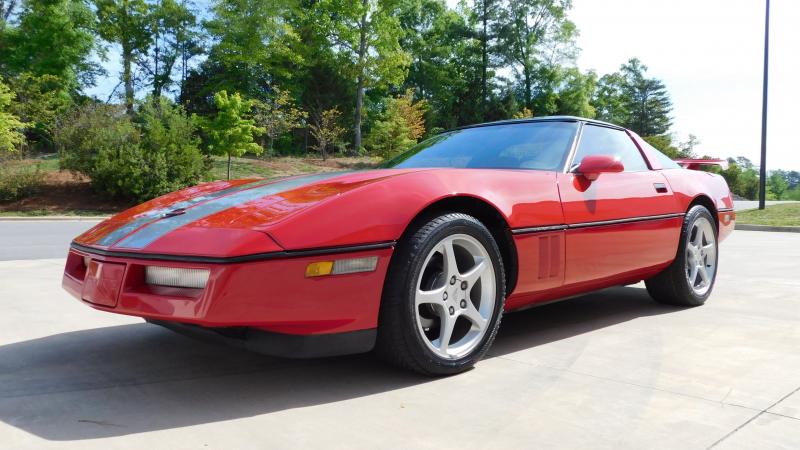 1985 Red Chevy Corvette Convertible 1985 Red Chevy Corvette Convertible