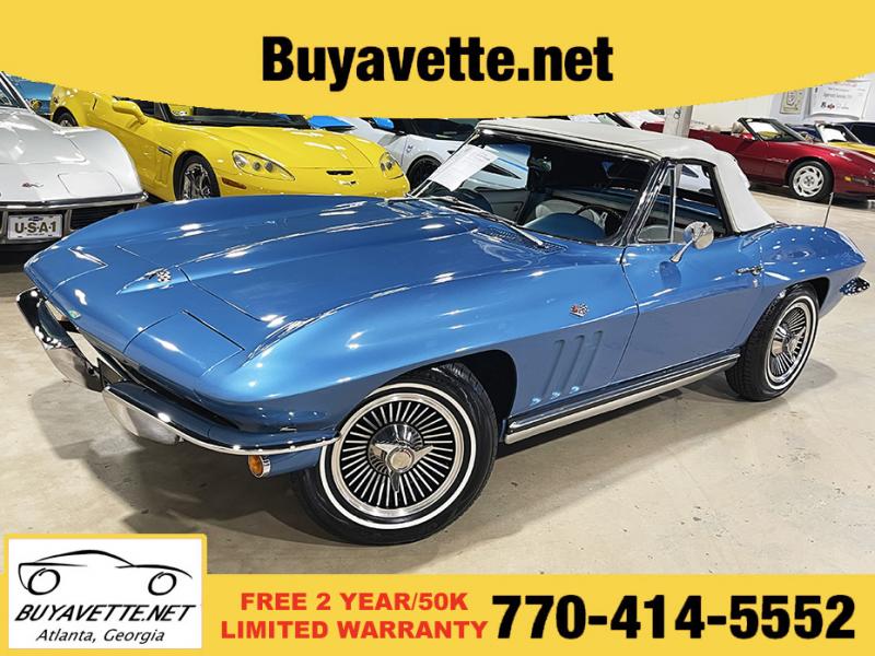 1965 Nassau Blue Chevy Corvette Convertible 1965 Nassau Blue Chevy Corvette Convertible