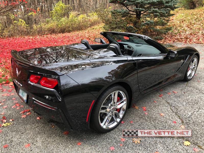 2016 BLack Chevy Corvette Convertible