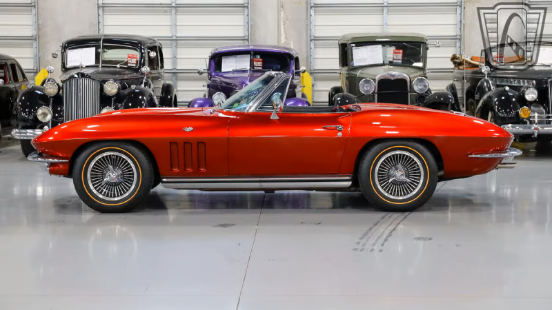1965 Candy Apple Red Chevy Corvette Convertible