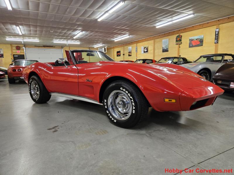 1973 Red Convertible Corvette For Sale 1973 Red Convertible Corvette For Sale