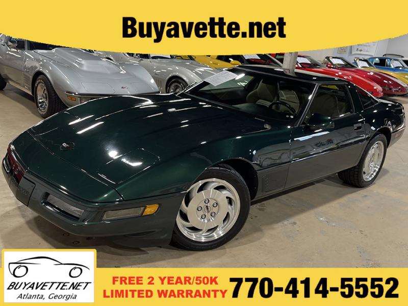 1996 Polo Green Chevy Corvette Coupe 1996 Polo Green Chevy Corvette Coupe