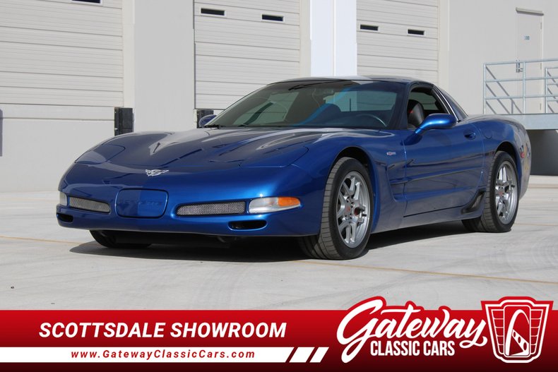 2003 Electron Blue Chevy Corvette Coupe