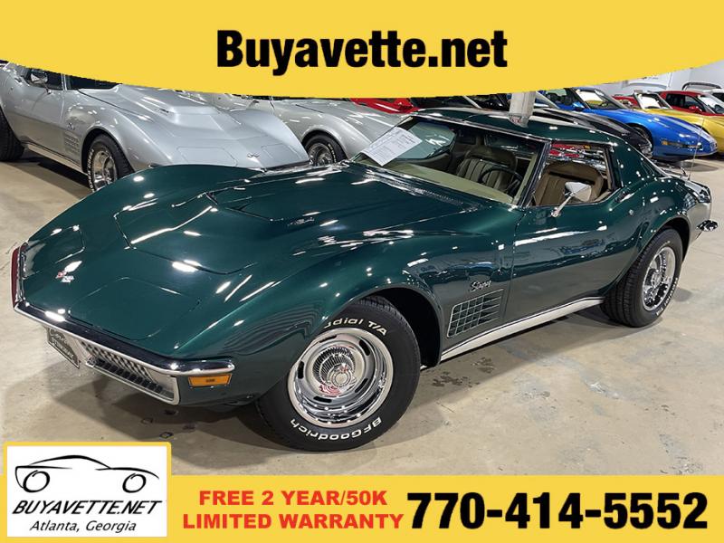 1970 Donnybrooke Green Chevy Corvette Coupe 1970 Donnybrooke Green Chevy Corvette Coupe
